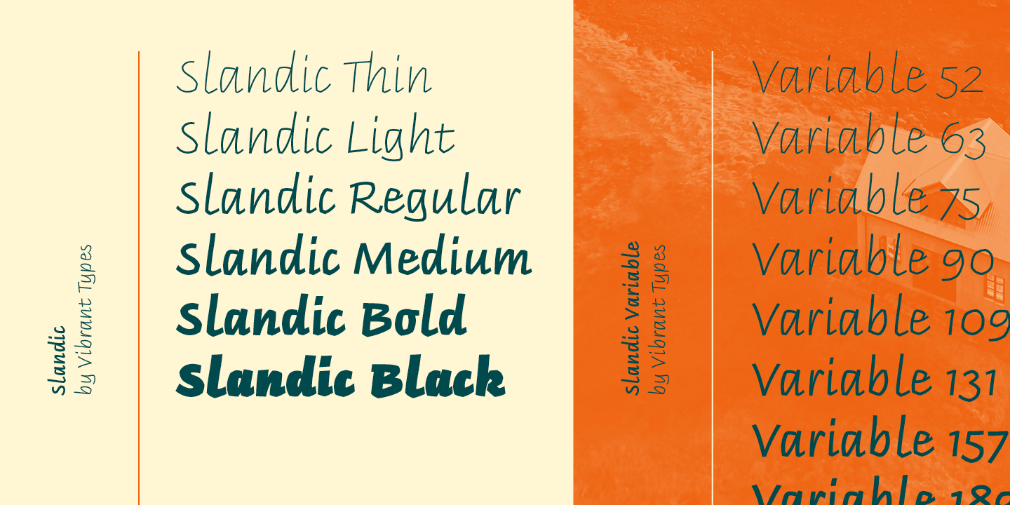 Slandic Black Font preview